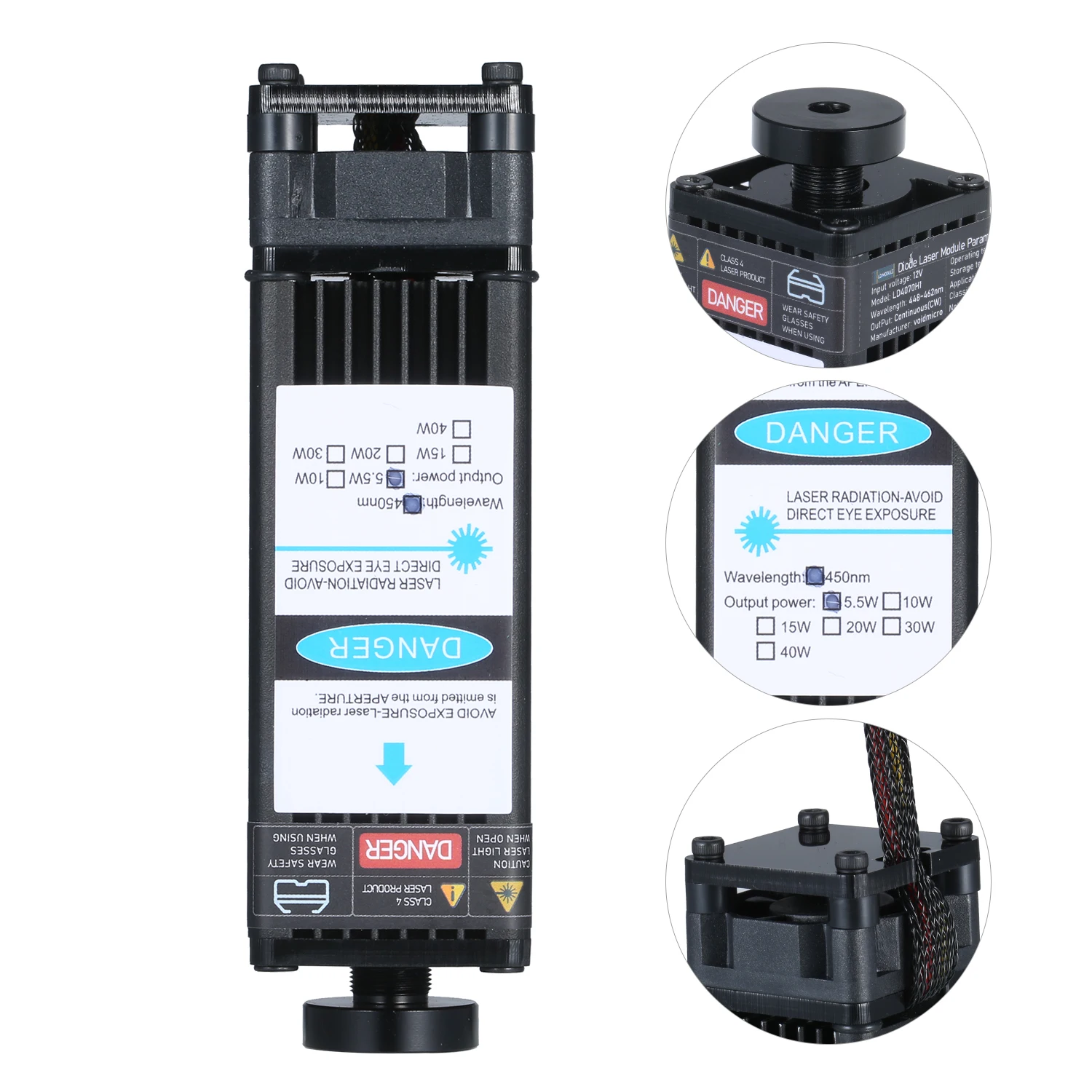 40 Вт лазерный модуль комплект 448-462нм непрерывная лазерная резка гравировальный Модуль синий светильник TTL модуль Набор для лазерной гравир...
40 Вт лазерный модуль комплект 448-462нм непрерывная лазерная резка гравировальный Модуль синий светильник TTL модуль Набор для лазерной гравир...