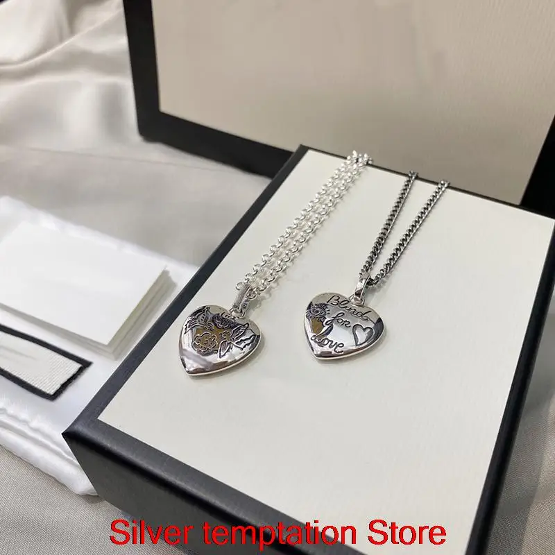 Ag925 Sterling Silver Love Fearless Necklace Pendant Men And Women Couple Retro Trend Luxury Jewelry Charm Of The Party Gift
Ag925 Sterling Silver Love Fearless Necklace Pendant Men And Women Couple Retro Trend Luxury Jewelry Charm Of The Party Gift