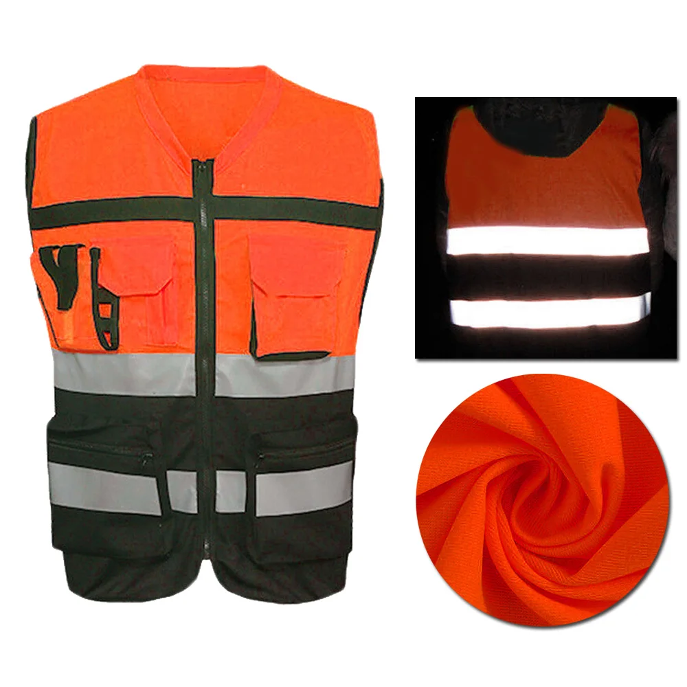 High Visibility Reflective Safety Vest Work Reflective Vest Multi-pocket Overalls Safety Vest Men's Safety Vest
High Visibility Reflective Safety Vest Work Reflective Vest Multi-pocket Overalls Safety Vest Men's Safety Vest