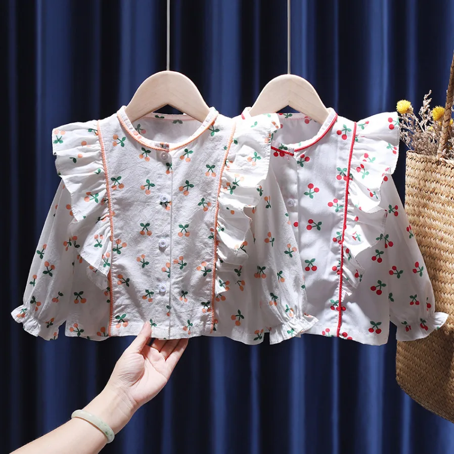 New Spring Summer Cotton Blouse for Baby Girls Clothes Children Long Sleeve School Girl Flower Shirts Kids Toddler Infant Tops
New Spring Summer Cotton Blouse for Baby Girls Clothes Children Long Sleeve School Girl Flower Shirts Kids Toddler Infant Tops