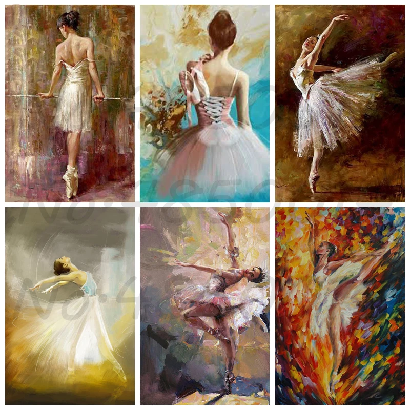 Painting By Numbers Ballerina Drawing On Canvas HandPainted Gift Ballet Dancer Picture By Number scenery Kits Home Decoration
Painting By Numbers Ballerina Drawing On Canvas HandPainted Gift Ballet Dancer Picture By Number scenery Kits Home Decoration