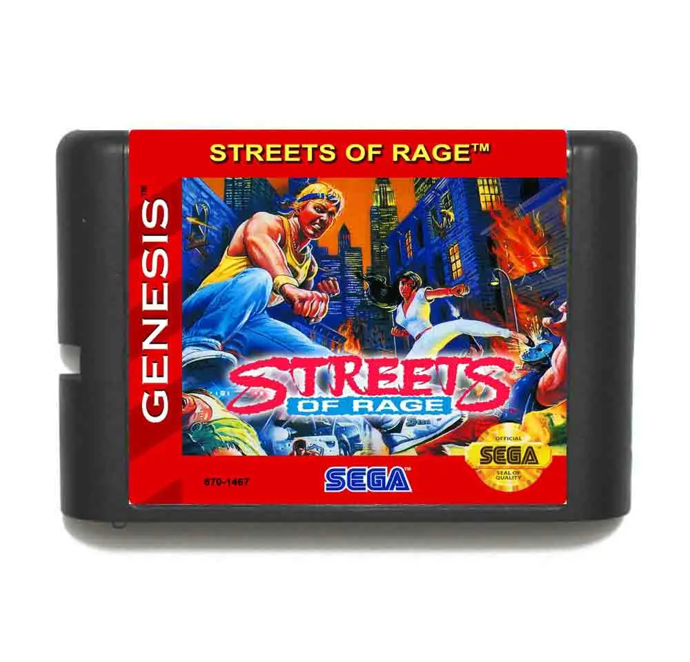 16-битная игровая карта Street Of Rage MD для Sega Mega Drive Genesis | Электроника
