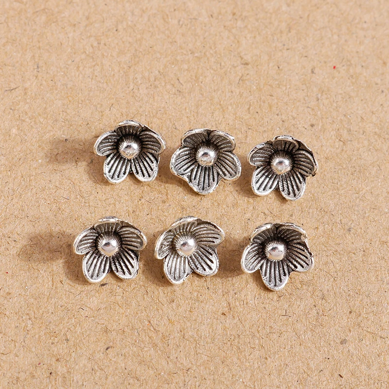 40pcs 10*10mm Antique Silver Color Alloy Small Flower Charms for Making Cute Drop Earrings Pendants Necklaces Jewelry Findings
40pcs 10*10mm Antique Silver Color Alloy Small Flower Charms for Making Cute Drop Earrings Pendants Necklaces Jewelry Findings