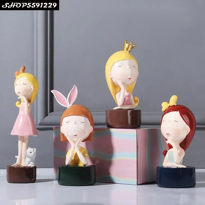 Modern Art Resin Cute Girl Decoration Character Sculpture Decoration Living Room Bedroom Crafts Home Furnishings Birthday Gifts
Modern Art Resin Cute Girl Decoration Character Sculpture Decoration Living Room Bedroom Crafts Home Furnishings Birthday Gifts