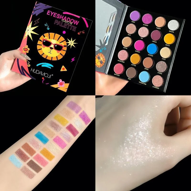 Colorful Matte Glitter Eye Shadow Pearlescent Powder Sequins Easy To Color Without Flying Powder Eye Shadow Palette
Colorful Matte Glitter Eye Shadow Pearlescent Powder Sequins Easy To Color Without Flying Powder Eye Shadow Palette