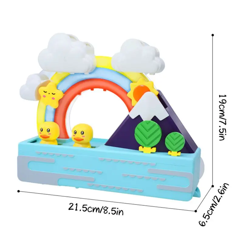 Little Duck Rainbow Rotating Creative Light Toy Baby Bathing Child Bathing Baby Swimming Toy With Light Music + Track
Little Duck Rainbow Rotating Creative Light Toy Baby Bathing Child Bathing Baby Swimming Toy With Light Music + Track