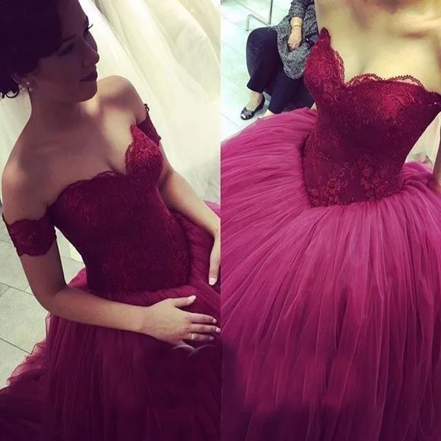 SuperKimJo Burgundy Ball Gown Wedding Dresses 2020 Lace Applique Off the Shoulder Elegant Boho Wedding Gown Robe De Mariee
SuperKimJo Burgundy Ball Gown Wedding Dresses 2020 Lace Applique Off the Shoulder Elegant Boho Wedding Gown Robe De Mariee