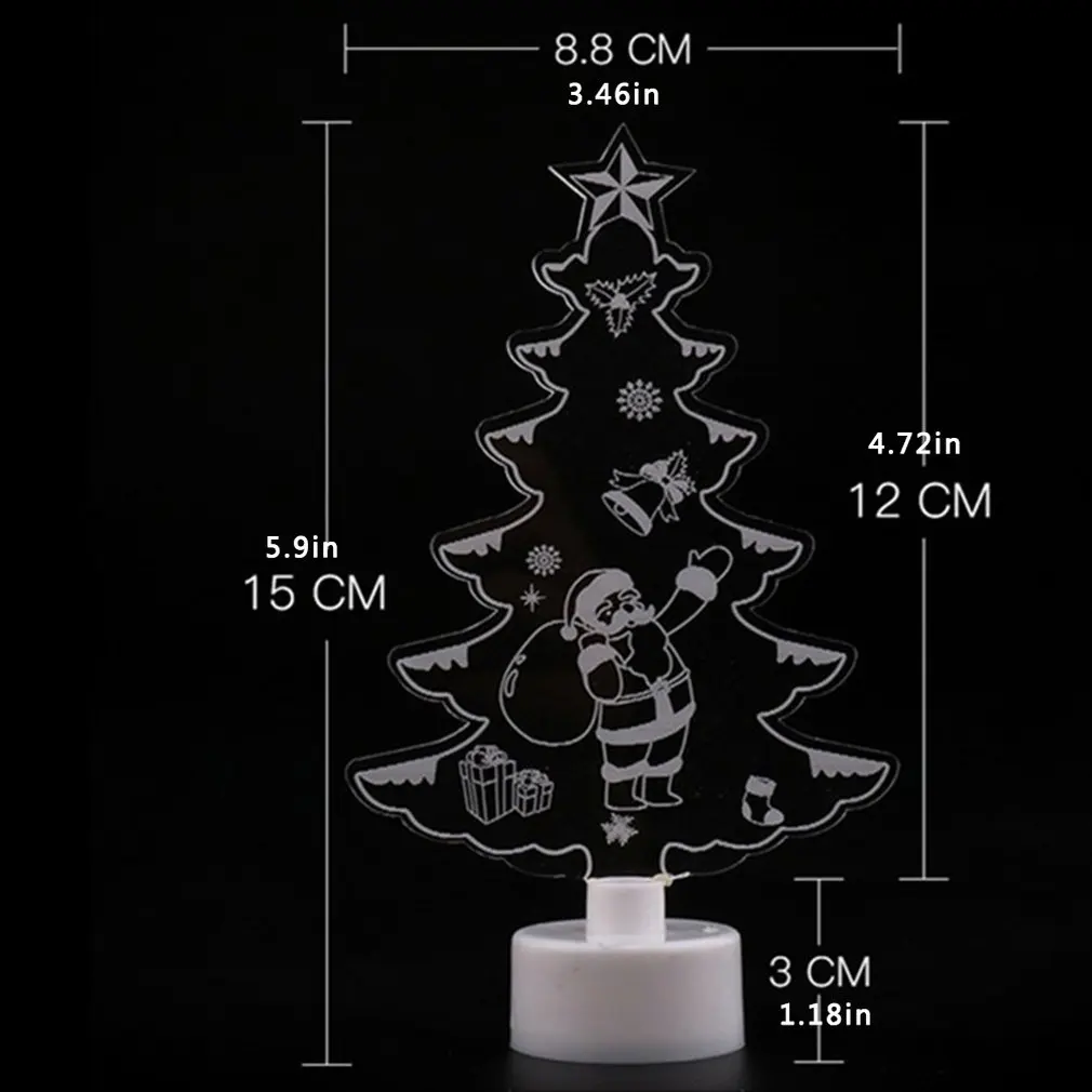 New Glowing Colorful Acrylic Small Christmas Tree Decoration Led Decorative Light Party Supplies Christmas Night Light
New Glowing Colorful Acrylic Small Christmas Tree Decoration Led Decorative Light Party Supplies Christmas Night Light