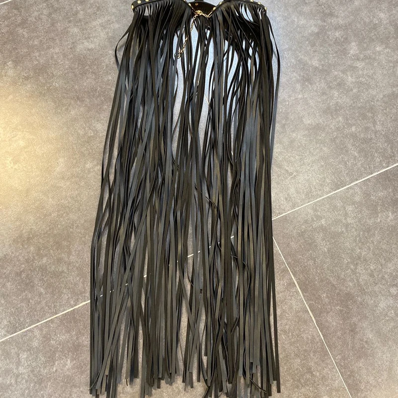 SISPELL Patchwork Rivet PU Vest For Female Sleeveless High Waist Slimming Tassel Women's Sexy Vest Fashion Streetwear 2021 Style
SISPELL Patchwork Rivet PU Vest For Female Sleeveless High Waist Slimming Tassel Women's Sexy Vest Fashion Streetwear 2021 Style