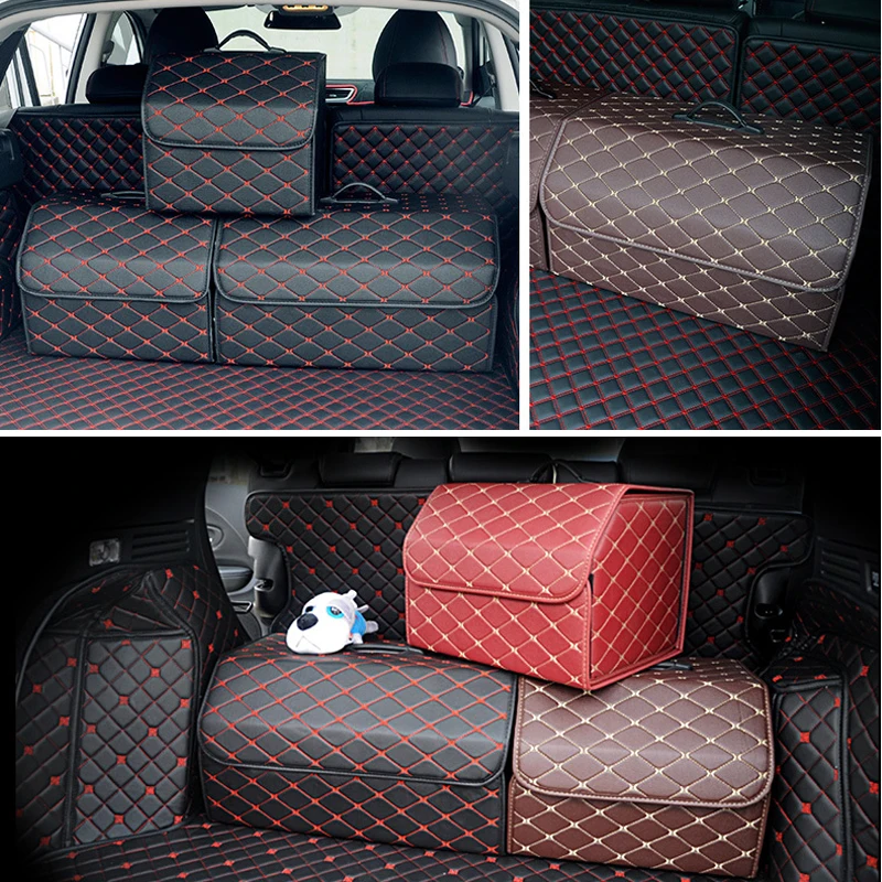 Car Storage Box Organizer PU Leather Car Trunk Storage Bag Foldable Large Capacity Trunk Organizer Storage Bag Automotive Goods
Car Storage Box Organizer PU Leather Car Trunk Storage Bag Foldable Large Capacity Trunk Organizer Storage Bag Automotive Goods