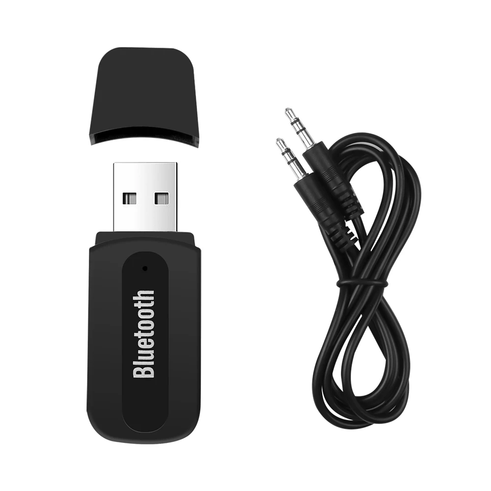 Bluetooth AUX мини музыкальный ресивер USB адаптер беспроводной стерео аудио для IPhone