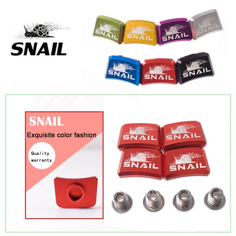 Болты звездочки для горного велосипеда SNAIL из алюминиевого сплава 7075 дюйма