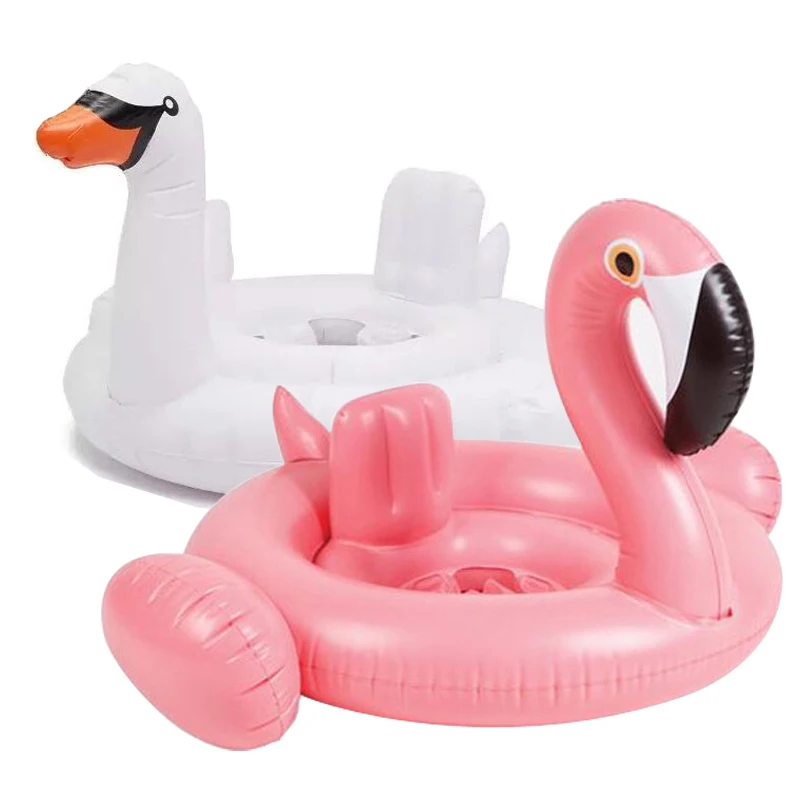 

Плавающий бассейн с фламинго, надувное кольцо для купания с фламинго, детский надувной круг, лебедь, детское кольцо для купания, игрушка для ...