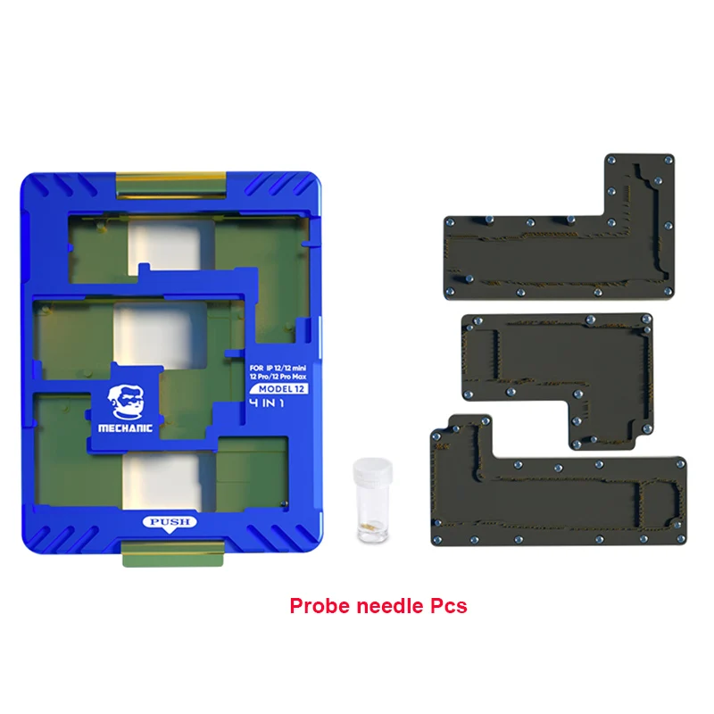 MECHANIC Model 12 Motherboard Function Testing Fixture for 12 12pro 12promax 12mini Logic Board Lower Frame Tester
MECHANIC Model 12 Motherboard Function Testing Fixture for 12 12pro 12promax 12mini Logic Board Lower Frame Tester
