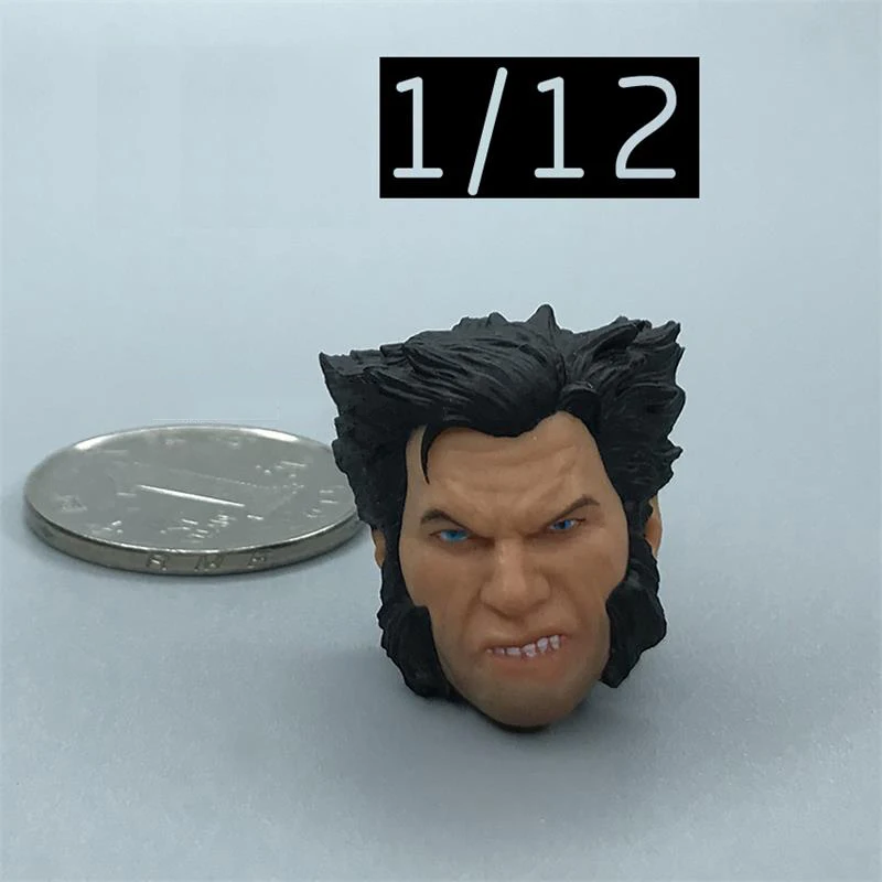 Hot Sales 1/12th Hugh Jackman Uncle Wolf Angry Version Male Head Sculpture For 6inch Doll Soldier Collection 
Hot Sales 1/12th Hugh Jackman Uncle Wolf Angry Version Male Head Sculpture For 6inch Doll Soldier Collection