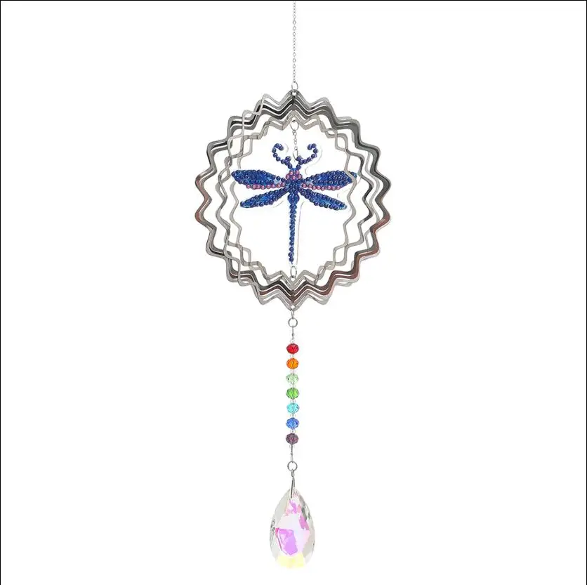 Diamond Painting Animals Wind Chimes DIY Point Crystal Hanging Pendant Decorations Rotating Wind Spinner Wall Ornaments
Diamond Painting Animals Wind Chimes DIY Point Crystal Hanging Pendant Decorations Rotating Wind Spinner Wall Ornaments