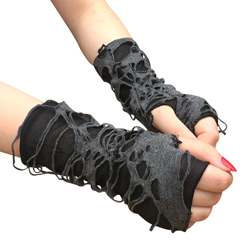 1 Pair Women Halloween Punk Hole Long Gloves Gothic Black Fingerless Gloves Arm Warmer Beggar Halloween Cosplay
1 Pair Women Halloween Punk Hole Long Gloves Gothic Black Fingerless Gloves Arm Warmer Beggar Halloween Cosplay