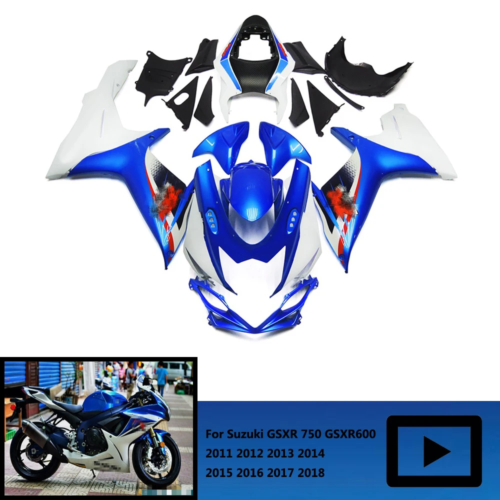 Для Suzuki GSXR600 K11 2011-2018, GSX-R600 2015-2017, GSXR 750 K5 2012-2014 мотоцикла из АБС-пластика для всего тела защитный комплект обтекателей
Для Suzuki GSXR600 K11 2011-2018, GSX-R600 2015-2017, GSXR 750 K5 2012-2014 мотоцикла из АБС-пластика для всего тела защитный комплект обтекателей