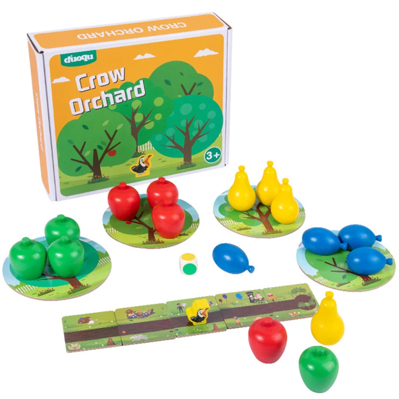 Children Montesorri Board Games Educational Toys Crow Orchard Chess Logical Thinking Interaction Cooperative Memory Game Kid Toy
Children Montesorri Board Games Educational Toys Crow Orchard Chess Logical Thinking Interaction Cooperative Memory Game Kid Toy