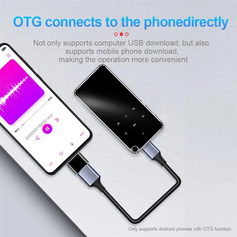 M25 MP3 Player with Bluetooth Speaker 4G/8G/16G/32G Memory HiFi Sound 3.5MM USB 2.0 WAV Format Mini Portable Personal Stereo
M25 MP3 Player with Bluetooth Speaker 4G/8G/16G/32G Memory HiFi Sound 3.5MM USB 2.0 WAV Format Mini Portable Personal Stereo