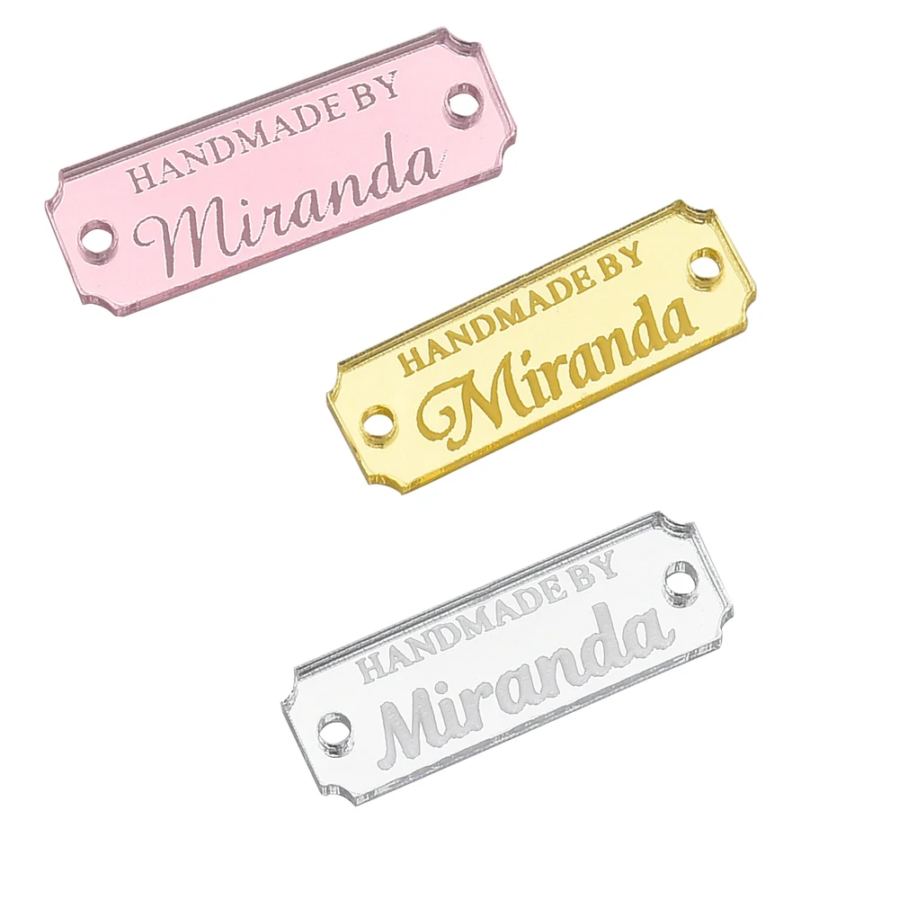 100pcs Personalized Engraved Acrylic Clothing Tags handmade Tags Knitted Labels Name Tags Knitting Tags Custom Design
100pcs Personalized Engraved Acrylic Clothing Tags handmade Tags Knitted Labels Name Tags Knitting Tags Custom Design