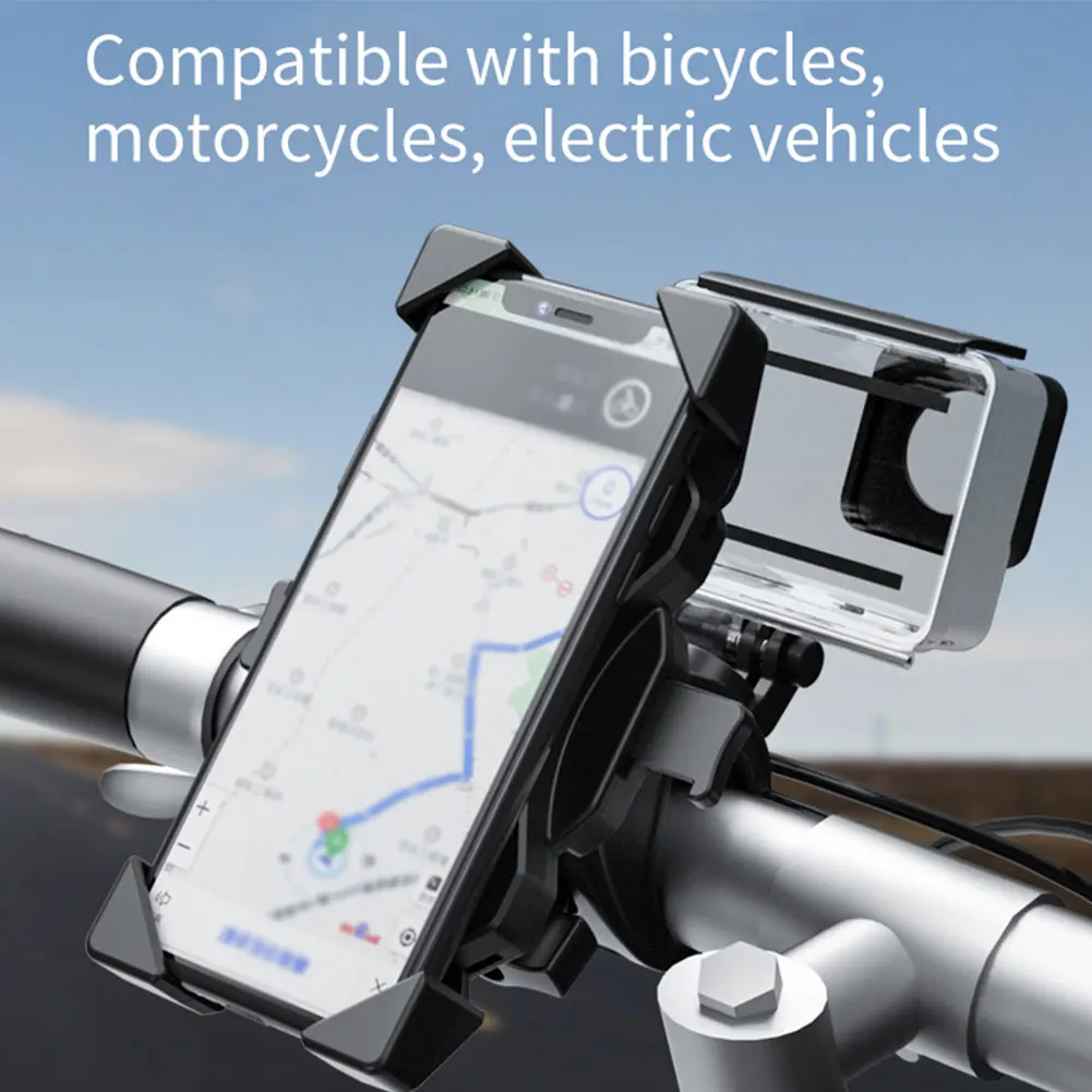 Bike Phone Holder Bicycle Mobile Cellphone GPS Anti-Shake Holder Easy Open Motorcycle Suport Mount For IPhone Samsung Xiaomi
Bike Phone Holder Bicycle Mobile Cellphone GPS Anti-Shake Holder Easy Open Motorcycle Suport Mount For IPhone Samsung Xiaomi