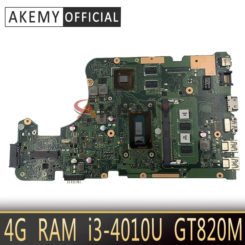 Akemy X555LD материнская плата для ноутбука ASUS X555LD X555LP X555LA X555L X555 тестовая Бортовая материнская плата 4G RAM I3-4010U GT820M
Akemy X555LD материнская плата для ноутбука ASUS X555LD X555LP X555LA X555L X555 тестовая Бортовая материнская плата 4G RAM I3-4010U GT820M