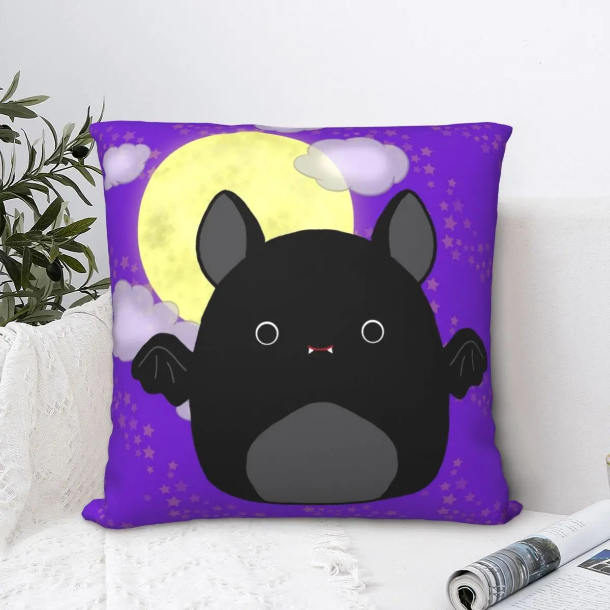 Квадратная наволочка «летучая мышь» Squishmallow, наволочка для подушки, креативная декоративная домашняя Наволочка на молнии из полиэстера, про...
Квадратная наволочка «летучая мышь» Squishmallow, наволочка для подушки, креативная декоративная домашняя Наволочка на молнии из полиэстера, про...