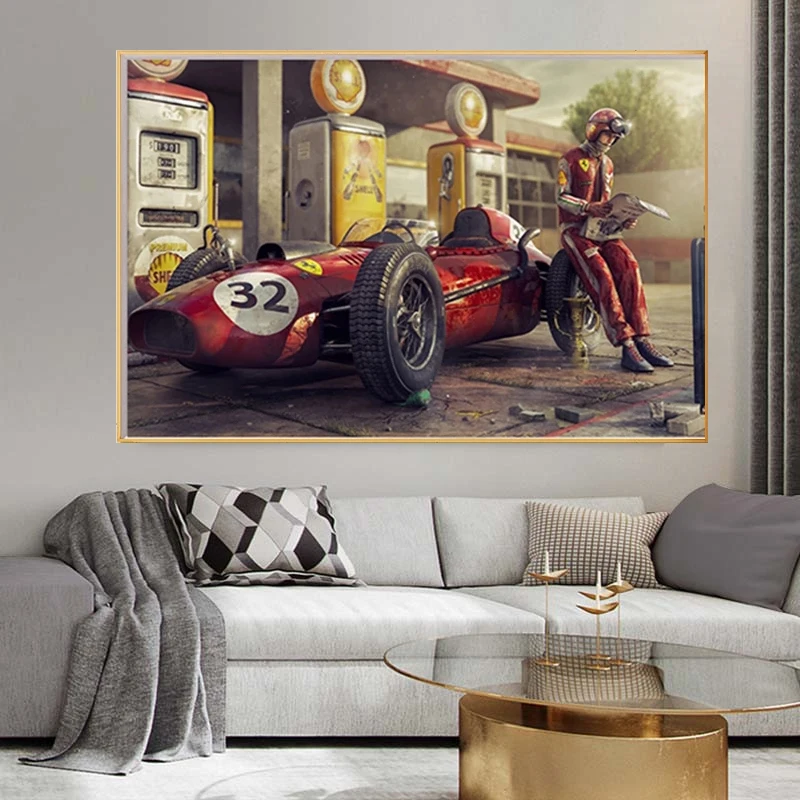 Vintage Car Poster Abstract Graffiti Racing Car Driver Canvas Paintings Print Wall Art Pictures for Living Room Home Decor Gifts
Vintage Car Poster Abstract Graffiti Racing Car Driver Canvas Paintings Print Wall Art Pictures for Living Room Home Decor Gifts