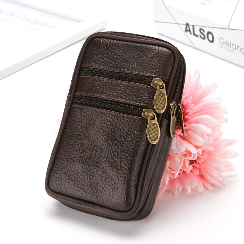 New Men's leather belt bag large capacity casual zipper men's belt bag card bag mobile phone bag belt suitable for daily travel
New Men's leather belt bag large capacity casual zipper men's belt bag card bag mobile phone bag belt suitable for daily travel