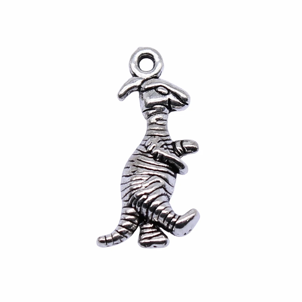 WYSIWYG 10pcs 23x12mm Antique Silver Color Dinosaur Charms Pendant For Jewelry Making DIY Jewelry Findings
WYSIWYG 10pcs 23x12mm Antique Silver Color Dinosaur Charms Pendant For Jewelry Making DIY Jewelry Findings