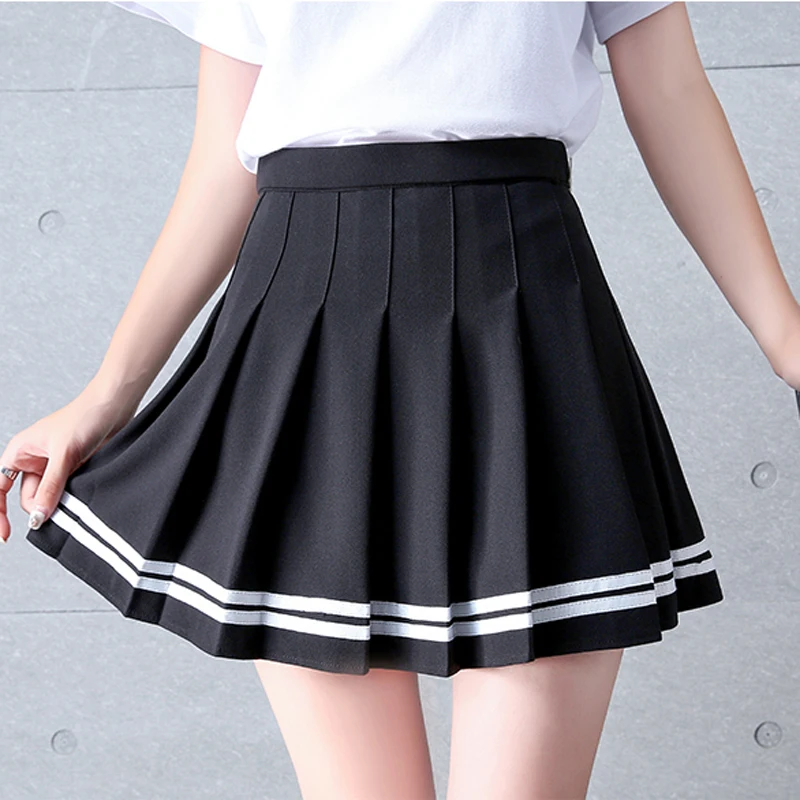 School Girls High Waist Women Summer Short Striped Pleated Skirt Elastic Female Sweet Mini Skirts WF0212 Tennis Plaid Skirt y2k
School Girls High Waist Women Summer Short Striped Pleated Skirt Elastic Female Sweet Mini Skirts WF0212 Tennis Plaid Skirt y2k