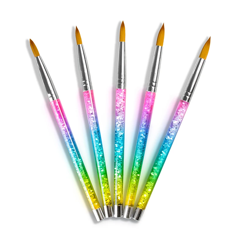 TIANMI Rainbow Aqua Kolinsky Sable hair Brush Acrylic Nail Brush UV GEL Manicure Powder Pedicure with Liquid Glitter
TIANMI Rainbow Aqua Kolinsky Sable hair Brush Acrylic Nail Brush UV GEL Manicure Powder Pedicure with Liquid Glitter