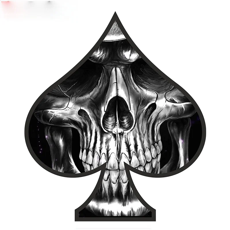 Three Ratels TZ-1344# 17.4*15cm Ace of Spades Skull car stickers funny car sticker auto decals
Three Ratels TZ-1344# 17.4*15cm Ace of Spades Skull car stickers funny car sticker auto decals