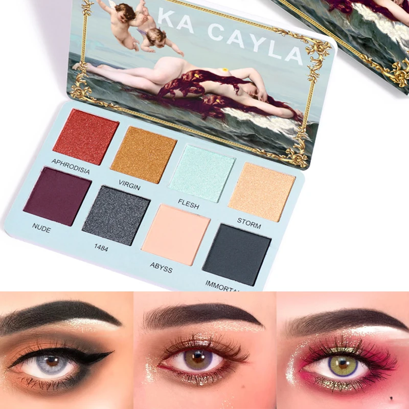 8 Color Eyeshadow Palette Matte Shiny Eyeshadow Pigment Makeup Waterproof Metal Diamond Pigment Eye Pallete Make Up Cosmetics
8 Color Eyeshadow Palette Matte Shiny Eyeshadow Pigment Makeup Waterproof Metal Diamond Pigment Eye Pallete Make Up Cosmetics