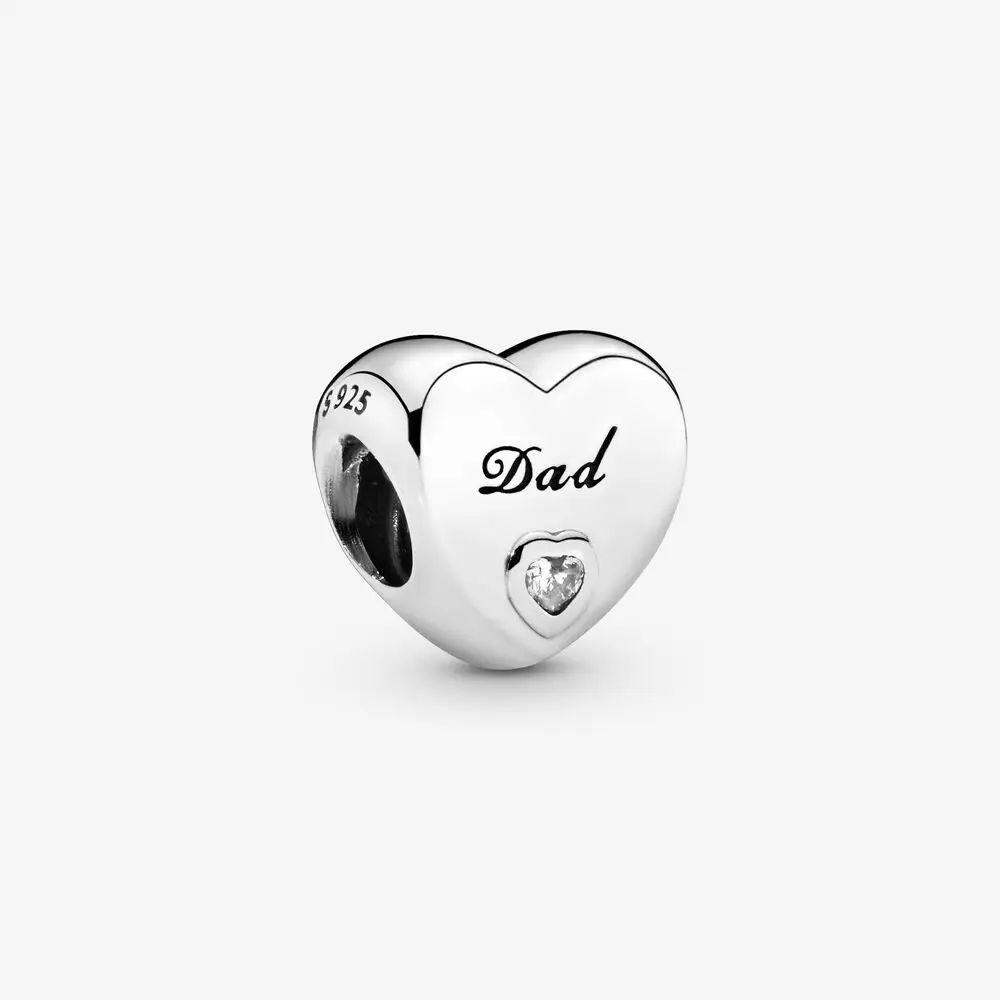 2021 Trendy 100% 925 Sterling Silver Dad Heart Charm Sterling Silver Jewelry Lady Birthday Gift fit Original Pandora Bracelets
2021 Trendy 100% 925 Sterling Silver Dad Heart Charm Sterling Silver Jewelry Lady Birthday Gift fit Original Pandora Bracelets