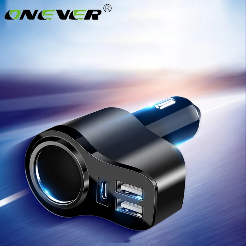 Onever Car Charger Quick Charging Universal Dual USB Car Phone Adapter Car Plug DP Slot for IPhone Samsung Xiaomi Mobile Phone
Onever Car Charger Quick Charging Universal Dual USB Car Phone Adapter Car Plug DP Slot for IPhone Samsung Xiaomi Mobile Phone