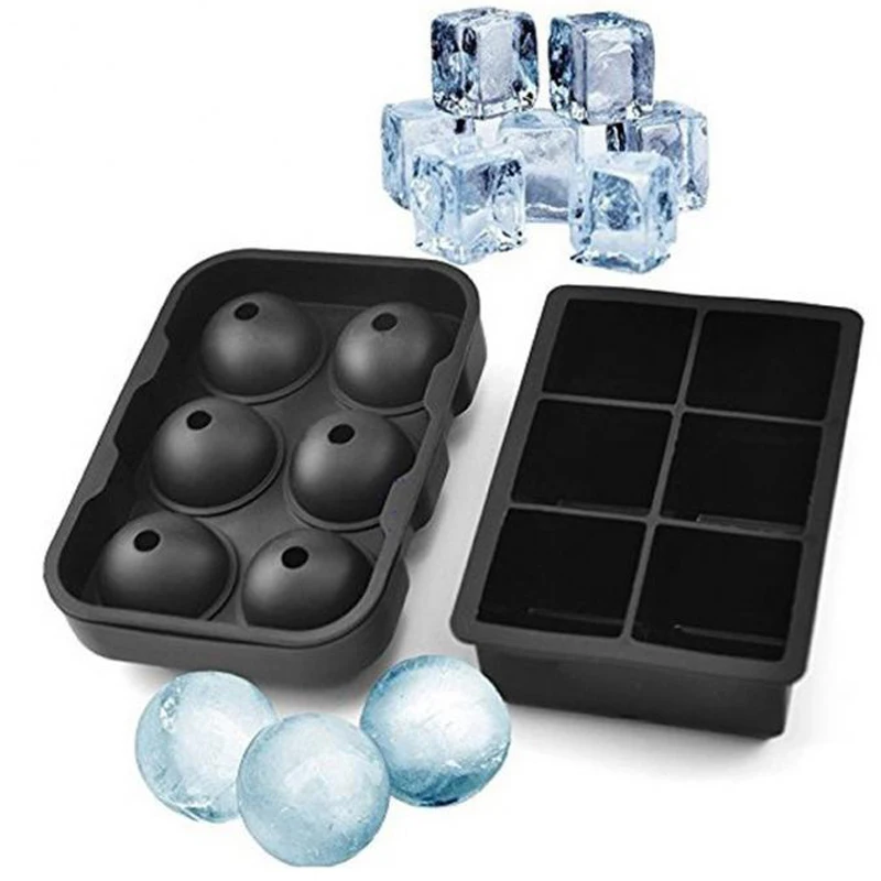 6 Cell Ice Ball Mold Silicone Ice Trays Whiskey Cocktails Ice Maker Form Cake Pudding Chocolate Molds Maker For Party Bar
6 Cell Ice Ball Mold Silicone Ice Trays Whiskey Cocktails Ice Maker Form Cake Pudding Chocolate Molds Maker For Party Bar