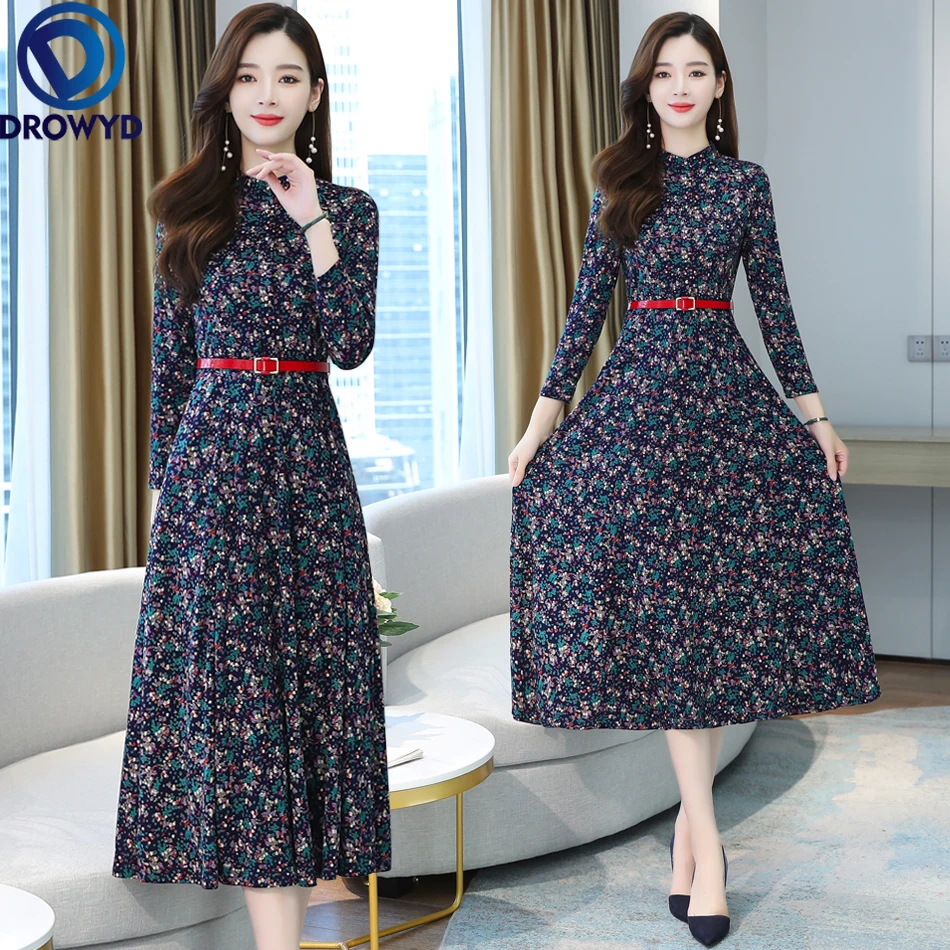 2021 Vintage Print Cotton Boho Midi Dresses Autumn Winter Fashion Long Sleeve O-neck Dress Elegant Women Bodycon Party Vestidos
2021 Vintage Print Cotton Boho Midi Dresses Autumn Winter Fashion Long Sleeve O-neck Dress Elegant Women Bodycon Party Vestidos