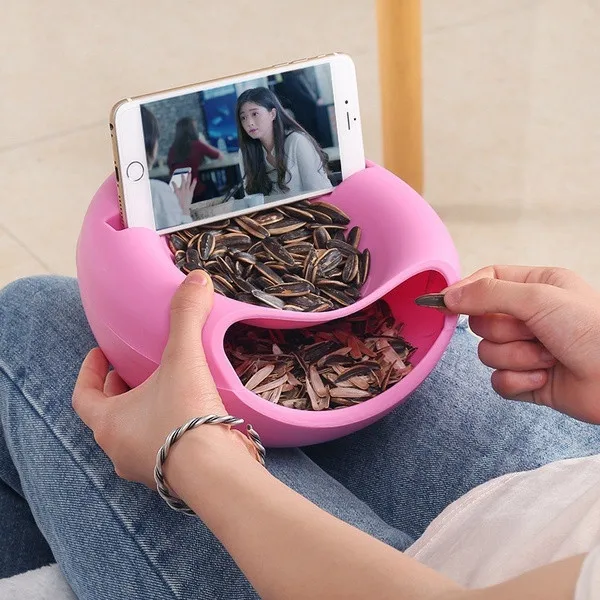 Creative Shape Bowl Perfect For And Dry Storage Box Modern Living Room Shape Bowl Plastic Double-layer Snack Storage Box Bowl
Creative Shape Bowl Perfect For And Dry Storage Box Modern Living Room Shape Bowl Plastic Double-layer Snack Storage Box Bowl