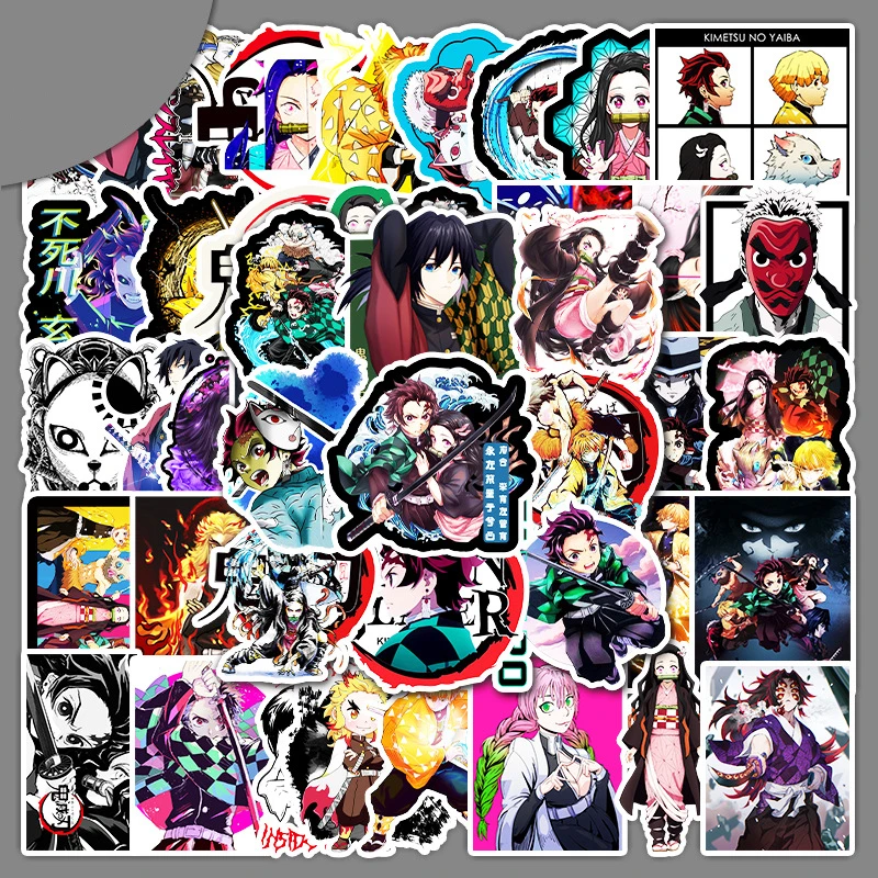 50 Pieces Of Non-Repetitive Ghost Slayer Animation Graffiti Stickers Luggage Computer Refrigerator Waterproof Decorative Sticker
50 Pieces Of Non-Repetitive Ghost Slayer Animation Graffiti Stickers Luggage Computer Refrigerator Waterproof Decorative Sticker