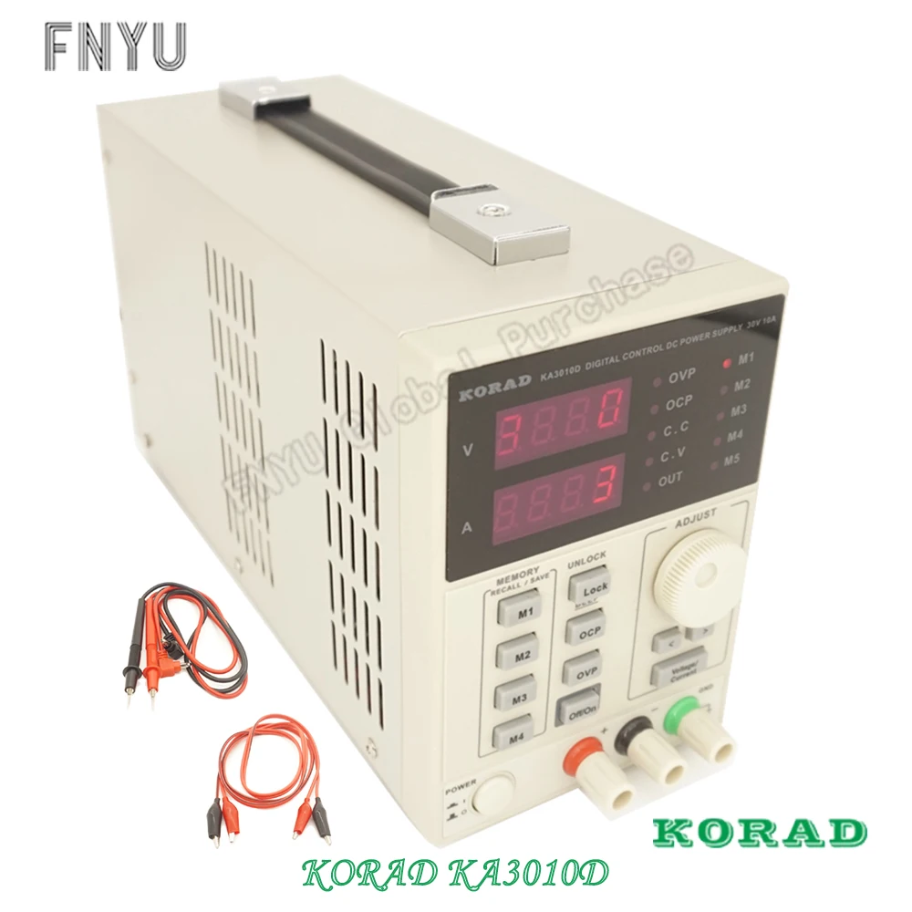 KORAD KA3010D прецизионный Регулируемый 30 в, 10 А 0,01 в а постоянный ток Линейный источник питания цифровой лабораторный Регулируемый класс
KORAD KA3010D прецизионный Регулируемый 30 в, 10 А 0,01 в а постоянный ток Линейный источник питания цифровой лабораторный Регулируемый класс