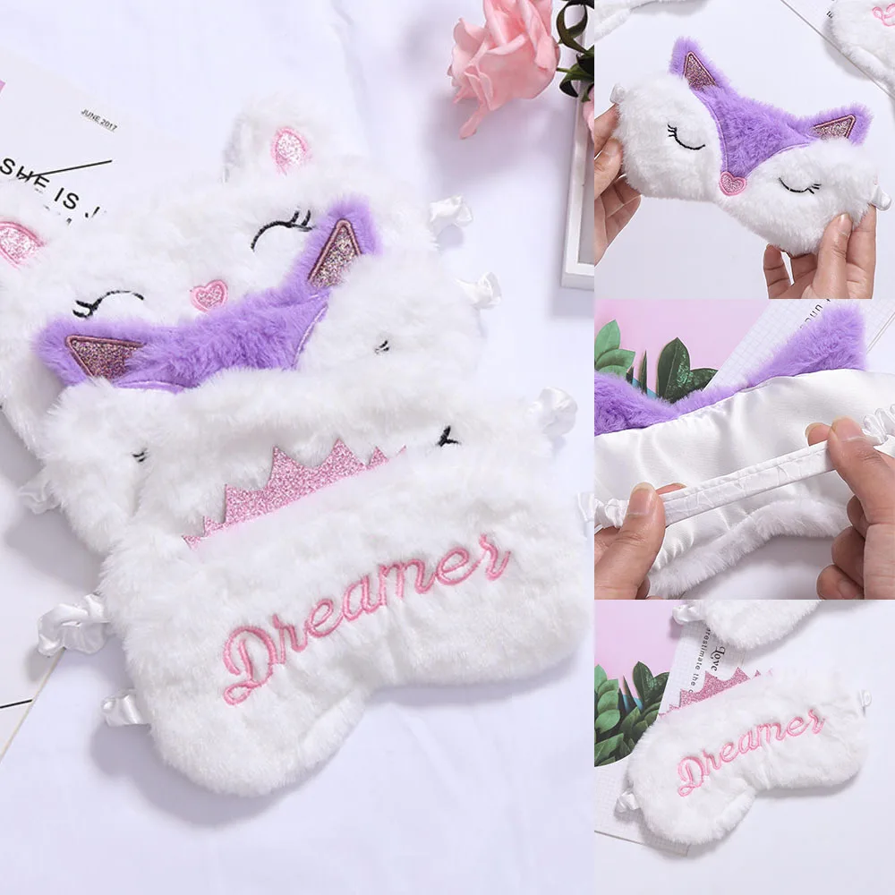 1pcs Cute Plush Sleep Eye Mask Fox Cloud Sheep Dream Eye Cover Sleeping Mask Eye Band Shade Blindfold Relax Travel Eyepatch
1pcs Cute Plush Sleep Eye Mask Fox Cloud Sheep Dream Eye Cover Sleeping Mask Eye Band Shade Blindfold Relax Travel Eyepatch