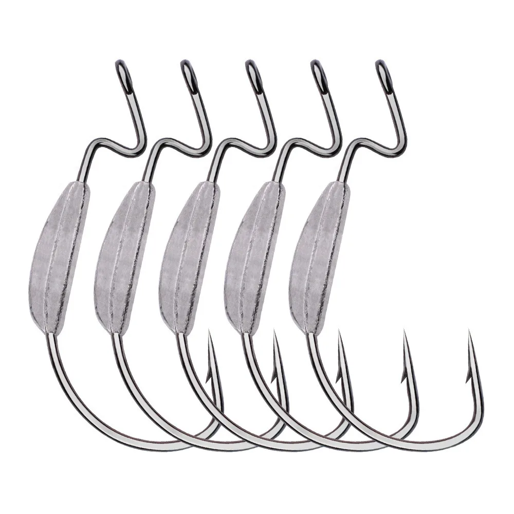 5 Pcs/pack Soft Bait Hook with Barbed Hook plus Regulus Lead Wide Belly Crank Hook Lure Fishing Gear
5 Pcs/pack Soft Bait Hook with Barbed Hook plus Regulus Lead Wide Belly Crank Hook Lure Fishing Gear