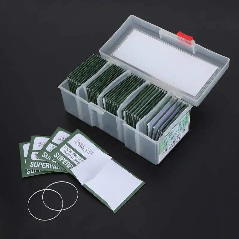 98Pcs AR-6008G15 White Plastic Waterproof O Ring Watch Back Gasket Seals Washers Watch Part Repair Accessories for Watchmaker
98Pcs AR-6008G15 White Plastic Waterproof O Ring Watch Back Gasket Seals Washers Watch Part Repair Accessories for Watchmaker