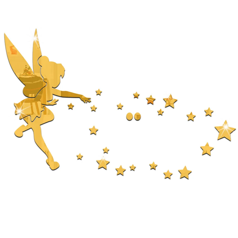 Fairy Stars Acrylic 3D Wall Sticker Decorative Mirror Sticker Home Decoration Waterproof Kids Children's Room Removable Decal
Fairy Stars Acrylic 3D Wall Sticker Decorative Mirror Sticker Home Decoration Waterproof Kids Children's Room Removable Decal
