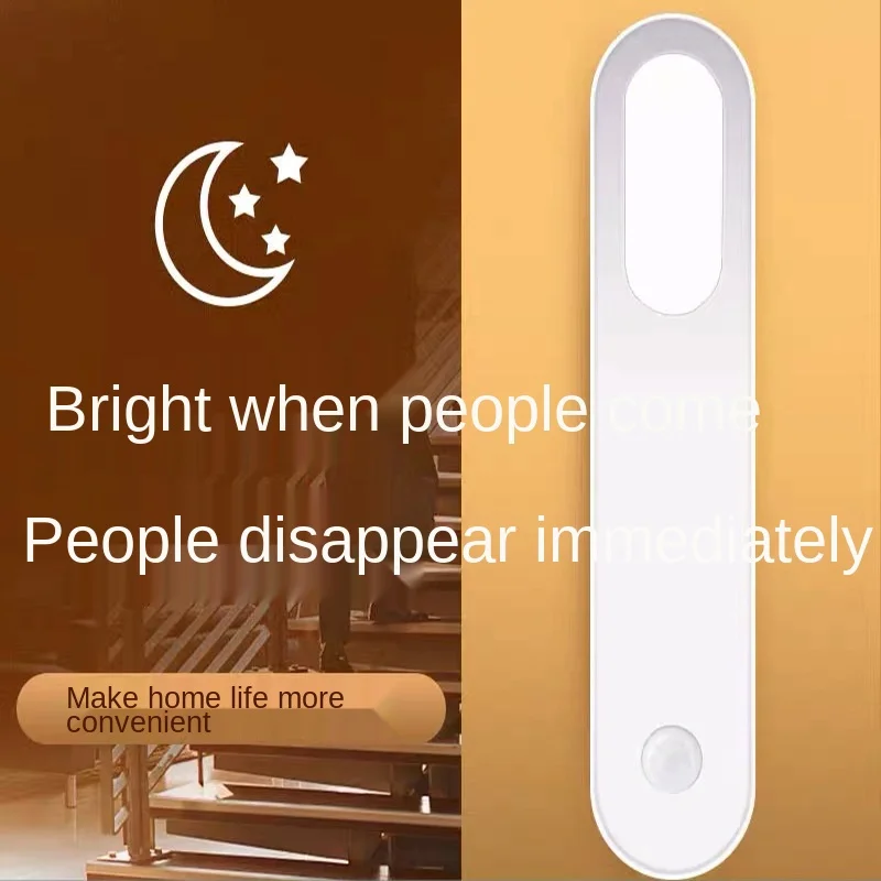 Intelligent human body induction small night lights led optical wireless home closet corridor
Intelligent human body induction small night lights led optical wireless home closet corridor