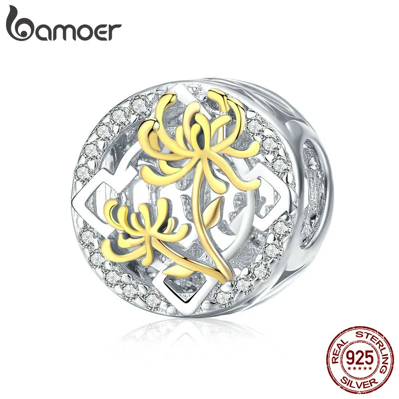 BAMOER Genuine 925 Sterling Silver Spring Lotus Flower Round Beads fit Original Women Bracelets DIY Jewelry Making BSC045
BAMOER Genuine 925 Sterling Silver Spring Lotus Flower Round Beads fit Original Women Bracelets DIY Jewelry Making BSC045