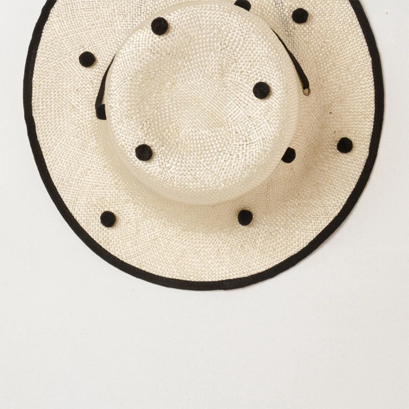 Kids Boys Girls Summer Straw Sun Hat Cute Pompom Ball Large Wide Brim Travel Holiday Sunscreen Beach Cap with Chin Strap
Kids Boys Girls Summer Straw Sun Hat Cute Pompom Ball Large Wide Brim Travel Holiday Sunscreen Beach Cap with Chin Strap