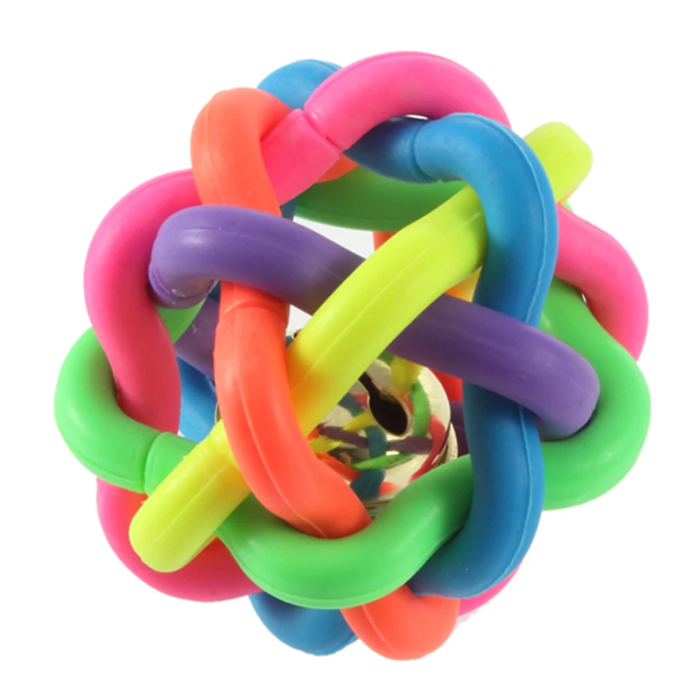1pcs colorful ball pet toy dog toy cat toy with bell for small medium large dog Chihuahua Yorkshire Poodle pet product hot
1pcs colorful ball pet toy dog toy cat toy with bell for small medium large dog Chihuahua Yorkshire Poodle pet product hot